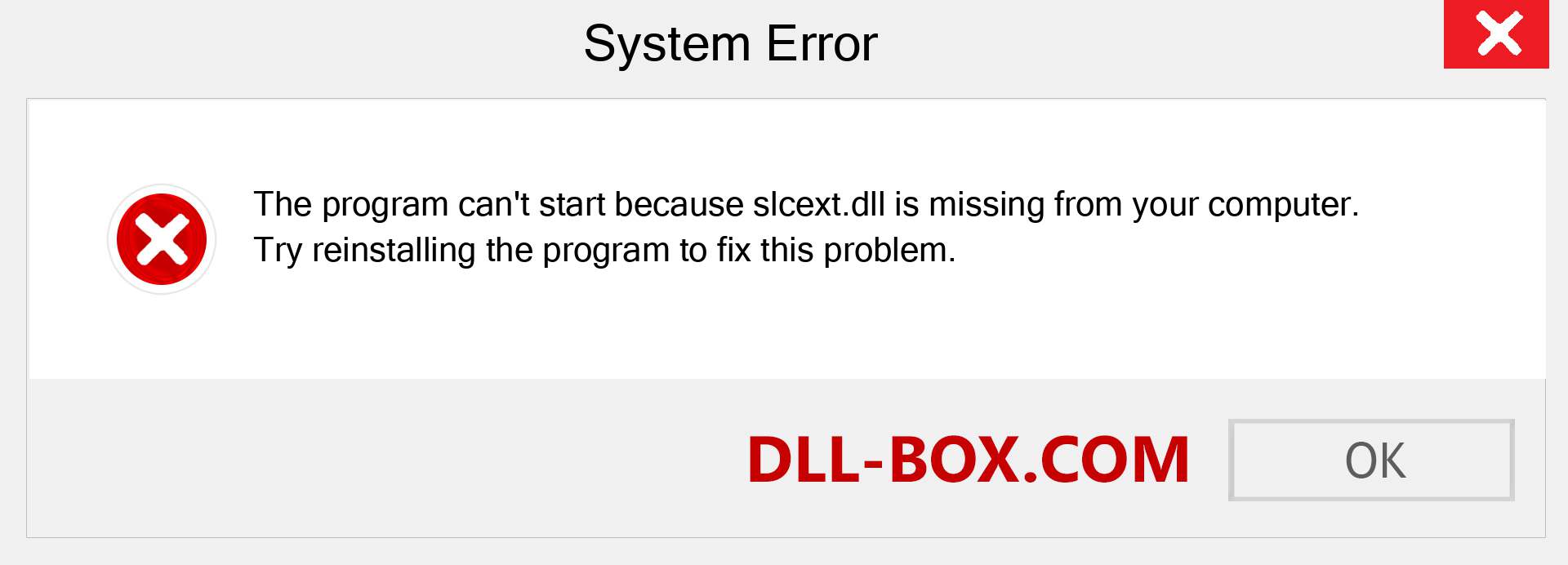  slcext.dll file is missing?. Download for Windows 7, 8, 10 - Fix  slcext dll Missing Error on Windows, photos, images