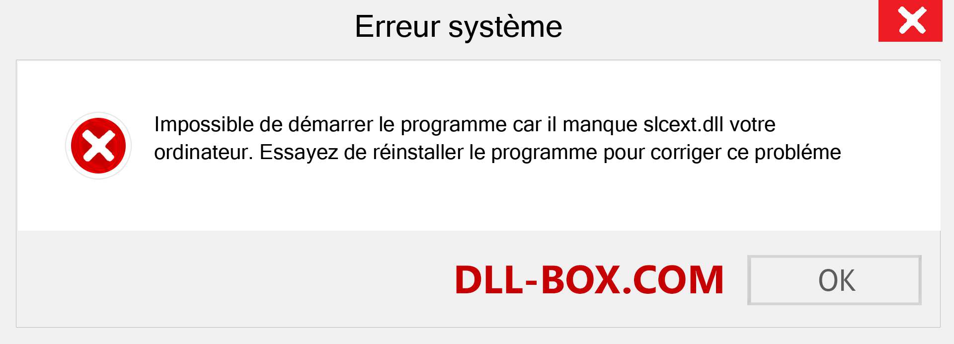 Le fichier slcext.dll est manquant ?. Télécharger pour Windows 7, 8, 10 - Correction de l'erreur manquante slcext dll sur Windows, photos, images